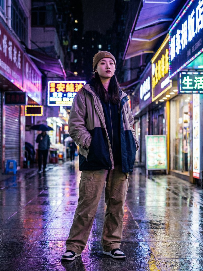 福建兄妹时尚街拍写真