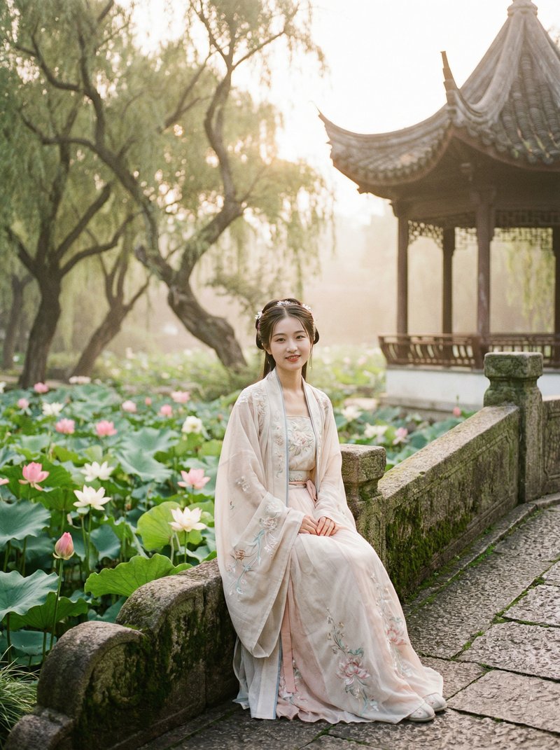 福建兄妹汉服写真视频